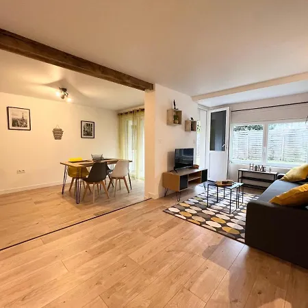Apartament Le Moretain - 400m Gare - Jardin - Centre